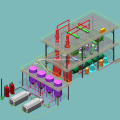 Máquina de proceso de purificación de aceite de motor usado